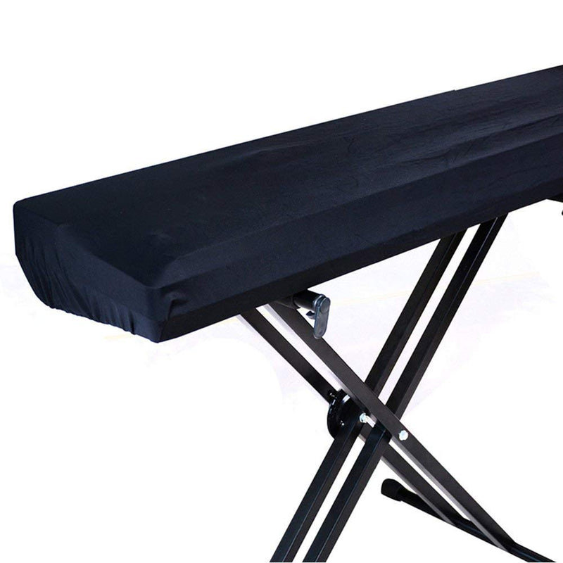 61/73/76 Keys Piano Keyboard Dust Cover,with Elastic Cord and Locking Clasp,Made of Spandex Elastic Fabric,Stretchable 61/73/76 Keys