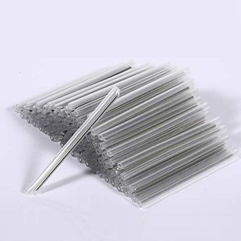 600pcs Fiber Splice Sleeves（2.6mm diam, 60mm Length）Fusion Fiber Optic Cable Heat Shrinks Tubing 304 Stainless Steel PE Clear Bare Optical Fiber Fusion Pipe hot melt Protection Tubes