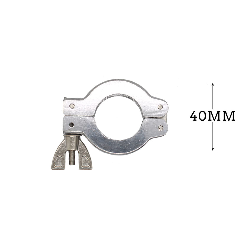 QMINOX KF25 Aluminium Clamp KF Flange fittings NW25 Clamp 2 Pack