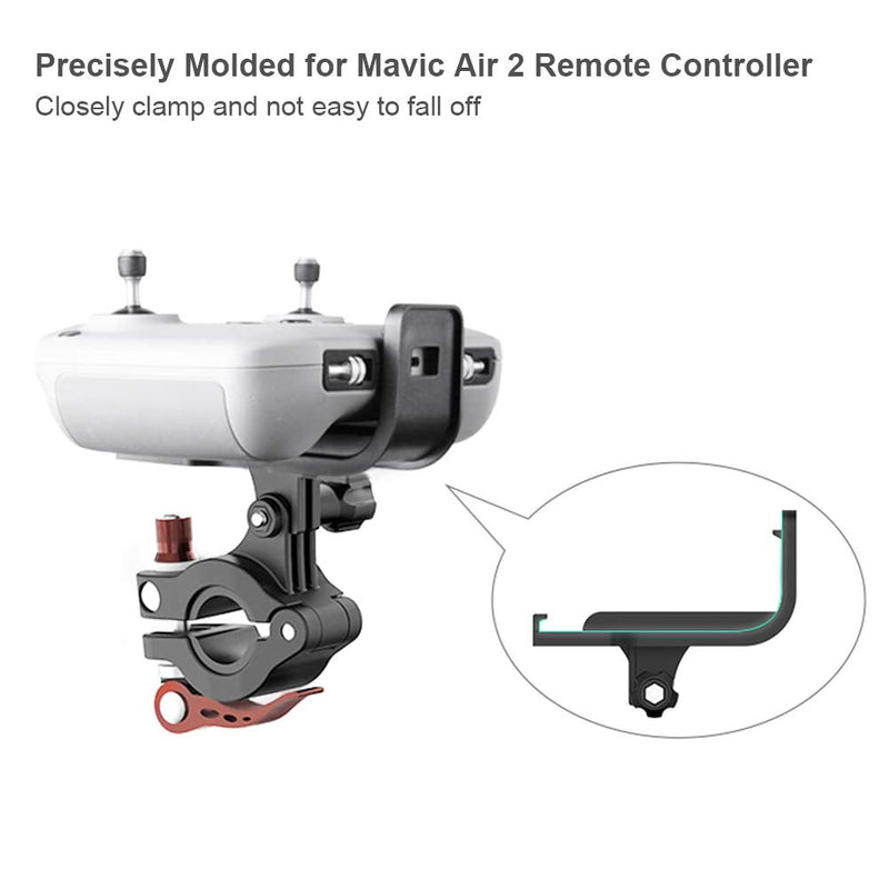 O'woda Mavic 3 Bicycle Remote Control Mount Bike Clip RC Holder for DJI Mavic 3/ Air 2S / Mini 2 / Mavic Air 2 Drone Aerial Photography Accessory Rc Phone Holder