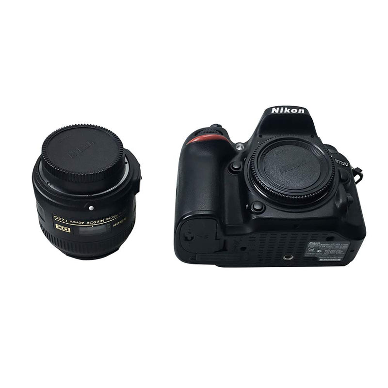 LHIABNN Rear Lens Back Cap and Camera Body Front Cover Cap Set for Nikon DSLR Cameras (A)