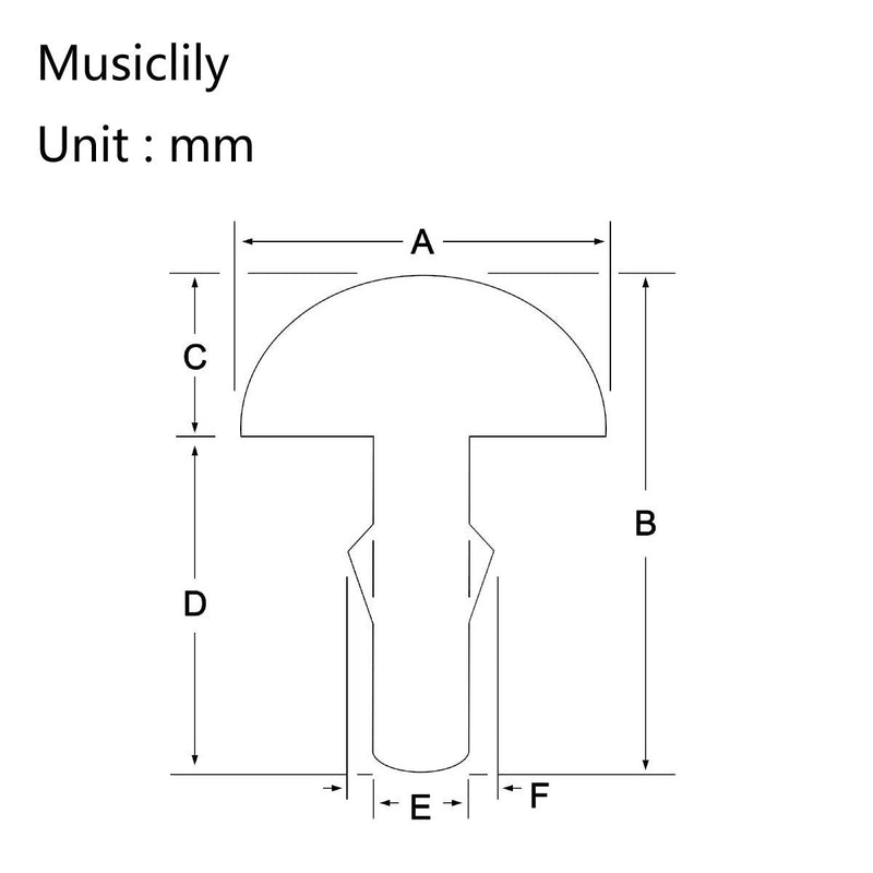 Musiclily Pro 2.4mm Stainless Steel Medium Gauge 24-Pieces Fret Wire Set for Fender Guitar