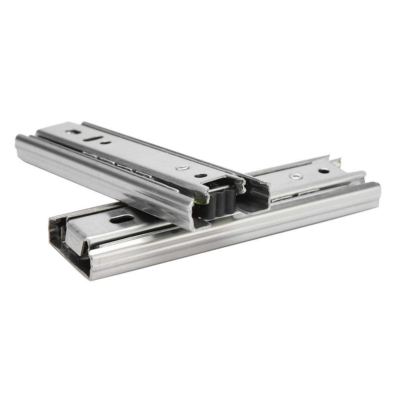 1 Pair 3/4 Extension Drawer Slides, Mini 5 Inch Short Side Ball Bearing Mount Drawer Slides for Cupboard, Cabinet, Furniture