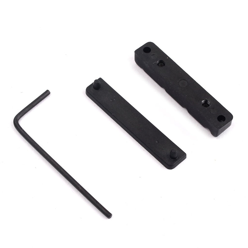 Alnicov Adjustable POM Nut for 4 Strings Bass Guitar,Black