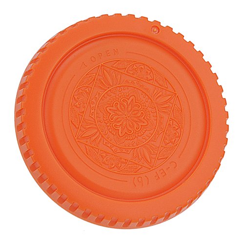 Fotodiox Cap-Body-EOS-Orange Designer Body Cap for All Canon EOS EF & EFS Camera44; Orange