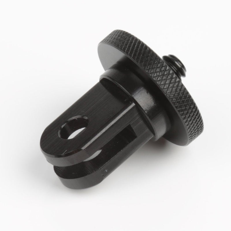 Aluminum Converter Adapter for All Cameras w/Standard Tripod Mount 1/4" to use with Any GoPro Compatible Accessories