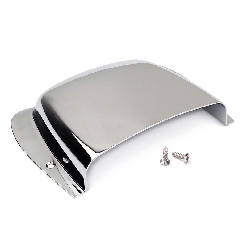 Alnicov Bass Bridge Plate Cover Set for Bass Electric Guitar - Chrome