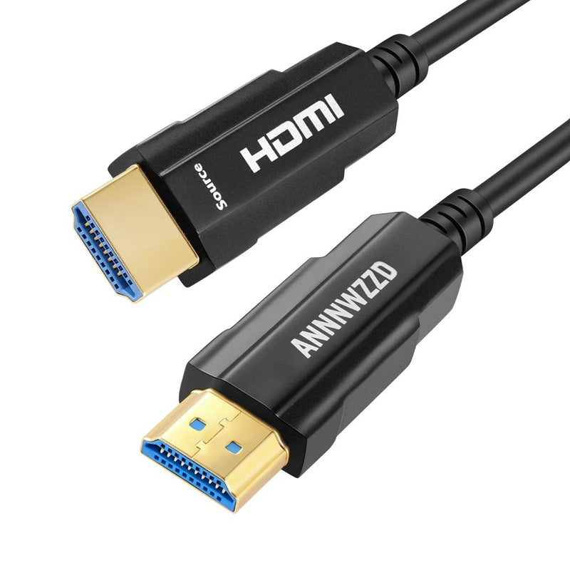 LinkinPerk Fiber Optic HDMI Cable 4K 60Hz,Fiber HDMI Cable 2.0 Supports (18Gbps 4:4:4, Dolby Vision, HDR10, eARC, HDCP2.2) Suitable for TV LCD Laptop PS3 PS4 Projector Computer,Cable HDMI (100ft) 100ft