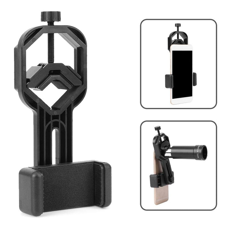 Universal Cell Phone Adapter Mount, 5cm-9cm Smartphone Clamp Mount Universal for Binocular Monocular Spotting Scope Astronomical Telescope Microscope