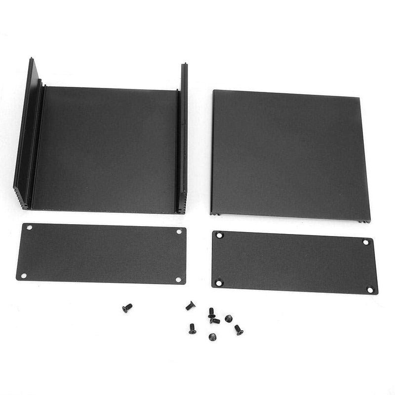 Circuit Board PCB Instrument Aluminum Cooling Box DIY Electronic Project Enclosure Case Shell Protect Box for Electronic Products Heat-dissipating