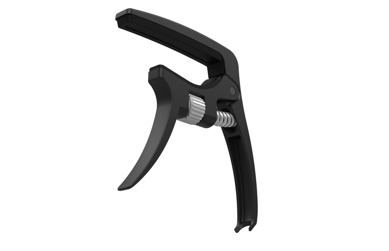 [AUSTRALIA] - KLIQ K-PO Guitar Capo for 6 String Acoustic and Electric Guitars - Spring Loaded Trigger Style (Black Adjustable) Black Adjustable 