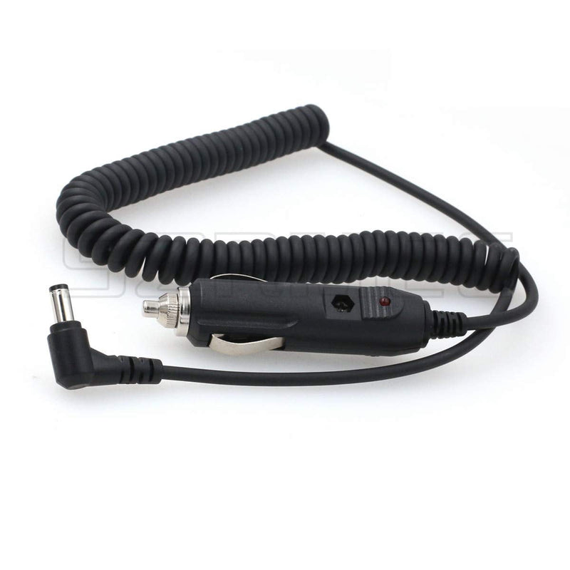 SZRMCC 12V- 24V DC 5.5 x 2.5mm Car Cigarette Lighter Power Supply Adapter Charger Cable for Portable DVD Player,Car,Truck,Bus Camera,Car DVR