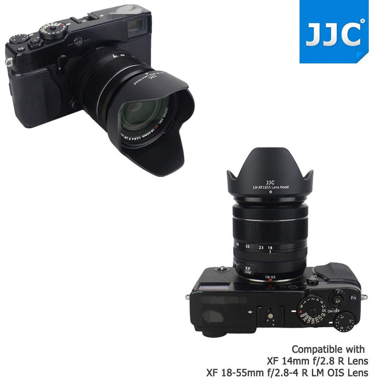 Bayonet Reversible Lens Hood Shade for Fujifilm Fujinon XF 14mm F2.8 & 18-55mm F2.8-4 Lens Replace Fuji 14/18-55 on Camera XT30 XT20 XT10 XT4 XT3 XT2 XT1 XPro3 XPro2 XPro1 XE3 XE2S XT200 XT100 XA7 XA5