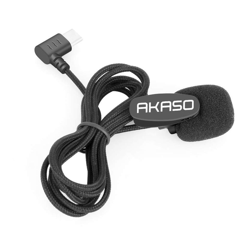 AKASO Brave 6 Plus External Microphone for AKASO Brave 6 Plus Action Camera Only