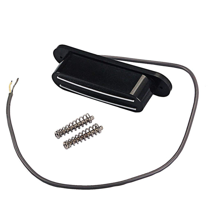 Alnicov 2 Wires Dual Hot Rail Pickup Mini Humbucker Guitar Neck Pickup for Electric Guitars Parts