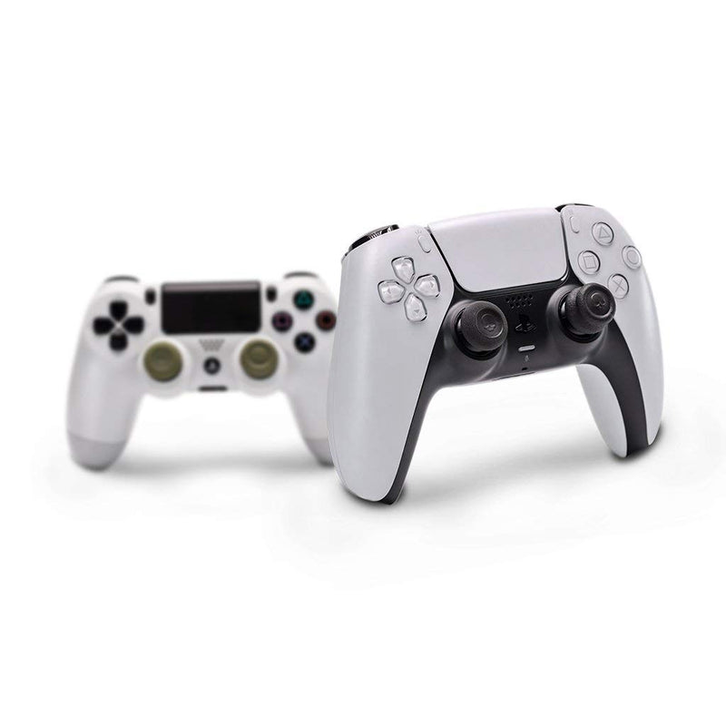 Skull & Co. Skin, CQC and FPS Thumb Grip Set Joystick Cap Analog Stick Cap for [Nintendo Switch] Pro Controller & PS5 / PS4 / Slim/Pro Controller- OD Green, 3Pairs(6pcs)