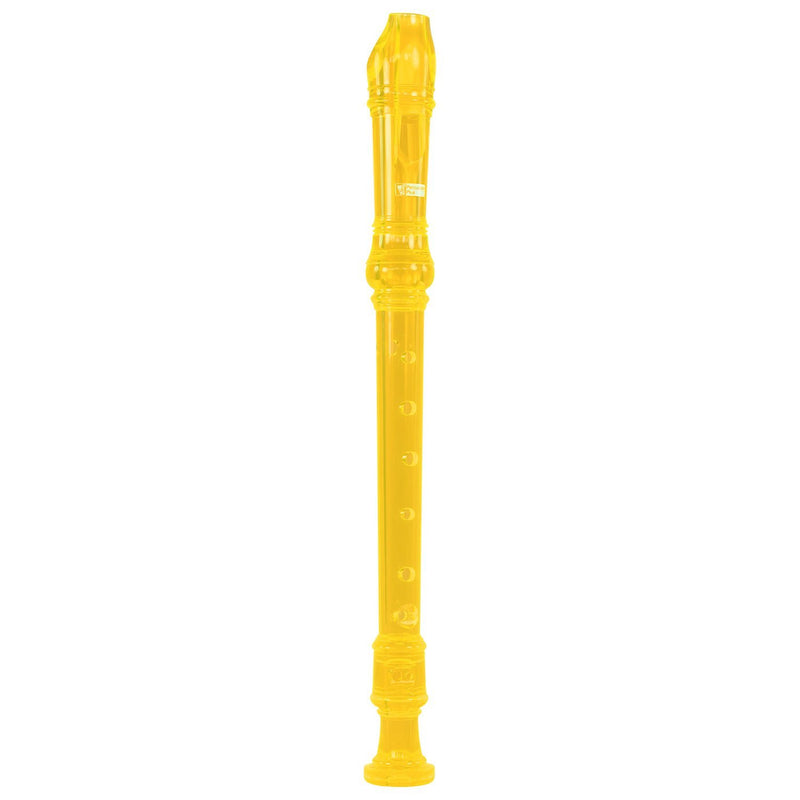 Percussion Plus PP916 Descant Recorder - C-Thru Yellow