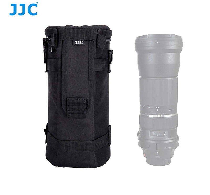 [AUSTRALIA] - JJC DLP-7 Deluxe Water-Resistant Lens Pouch Case for Tamron SP 150-600mm F5-6.3 Di VC USD G2, Sigma 150-500mm F5-6.3 DG OS HSM, Nikon AF-S NIKKOR 200-500mm f5.6 ED VR, fits Lens Up to 144x 316mm 