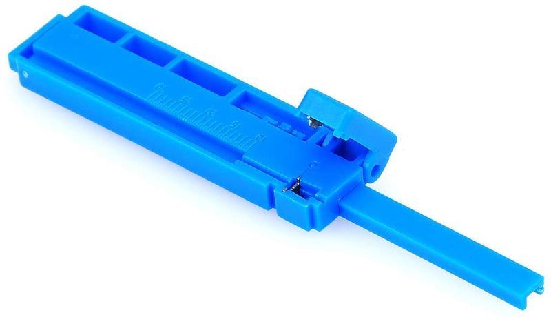 FTTH Fiber Optic Drop Cable Fiber Stripper CFS-2 Double Port Hole Optical Fiber Coating Plier With Stripping Guide Bar