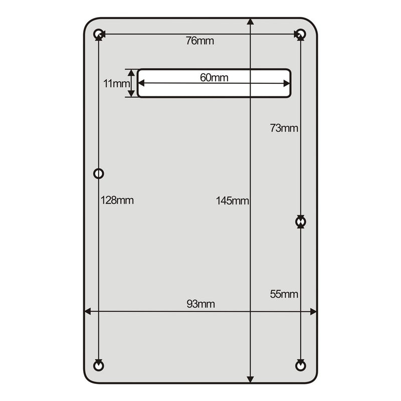 FLEOR SSS Left Handed Strat Pickguard Guitar Backplate Tremolo Cavity Cover w/Screws Set for USA/Mexican Made Strat Guitar Modern Part, 3Ply White