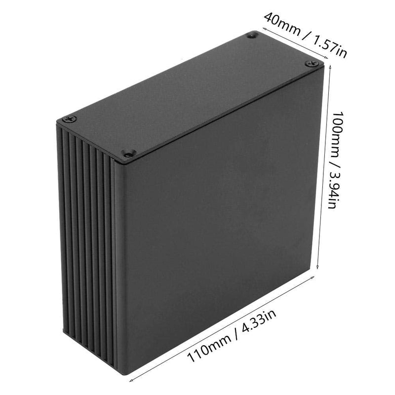Circuit Board PCB Instrument Aluminum Cooling Box DIY Electronic Project Enclosure Case Shell Protect Box for Electronic Products Heat-dissipating