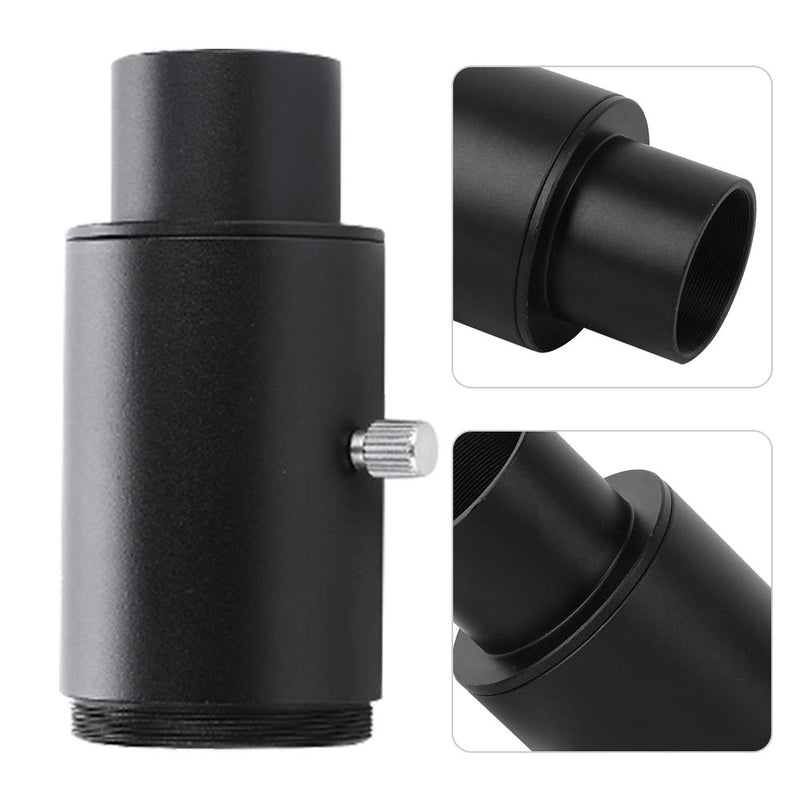 Romantic PresentBoquite Telescope, T2 T Ring Adapter Astronomical Telescope Extension Tube 1.25 Inch Black Manual Aperture Adapter Ring for T2 Mount Telescope So-ny E Mount Cam