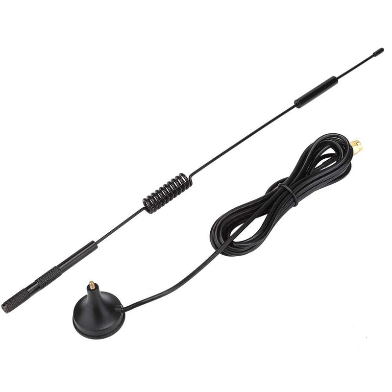 Zopsc LTE Outdoor Antenna SMA Male 4G/3G 18dBi High Gain Magnetic GSM Outdoor Sucker Antenna 700-2700MHz 36cm High(5m) 5m