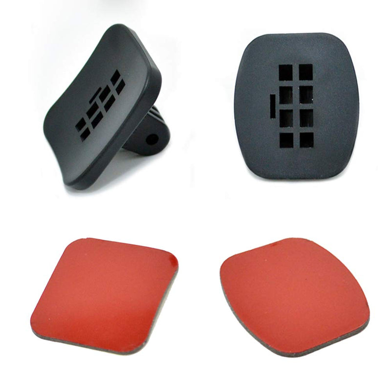 Adhesive Mounts for GoPro Cameras - Curved & Flat Mounts Base with Strong Sticky Pads Easy Mount to Helmet - Camera Mounting Accessory Kits Fits for All GoPro Hero 7 6 5 4 3+ 3