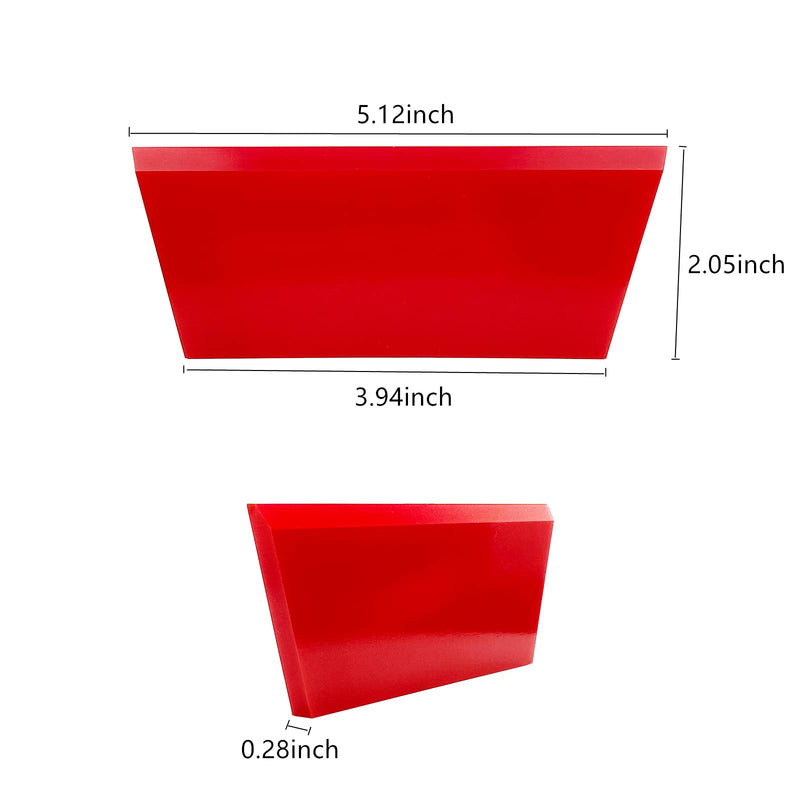 CCyanzi 3PCS Squeegee Blade Replacement, Rubber Squeegee Blade, Small Squeegee, to Clean Shower Glass, Sink, Or Install Adhesive Window Film
