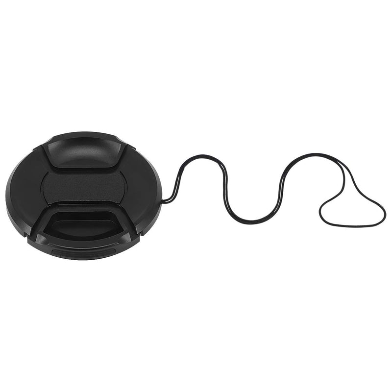 Haoge 67mm Center Pinch Snap On Front Lens Cap Cover with Cap Keeper for Canon Nikon Sony Fujifilm Sigma Tamron and Other 67mm Filter Thread Lens
