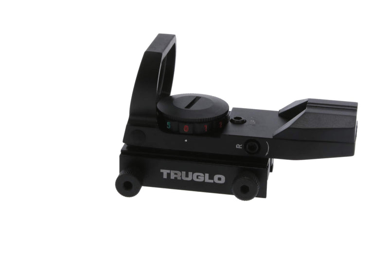 TRUGLO Dual-Color Multi-Reticle Open Dot Sight 5-MOA Dual-Color Dot