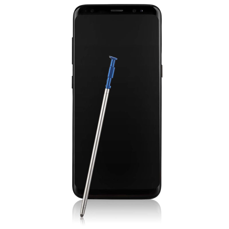 4 Pieces LCD Touch Screen Stylus Pen Replacement Parts Compatible with LG Stylo 4, Q Stylus, Q Stylus Plus, Stylus 4, Q Stylo 4, Q8, 4 Pieces Card Eject Pins Included (Black, Blue, Rose Gold, Silver)