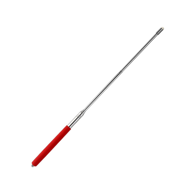 Tinksky Telescopic Teachers Pointer,Teaching Pointer,Hand Pointer Extendable Telescopic Retractable Pointer Handheld Presenter Classroom Whiteboard Pointer (Red)