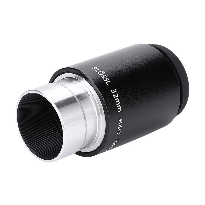 1.25" 32mm Plossl Telescope Eyepiece, 55 Degree Wide Angle Apparent Field 4 Element Lens for Astronomy Telescope