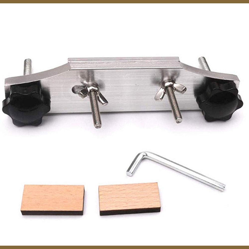 Tzong 1 Set Meatal Guitar Bridge Clamp Guitars Accessory Luthier Tools with L Wrench