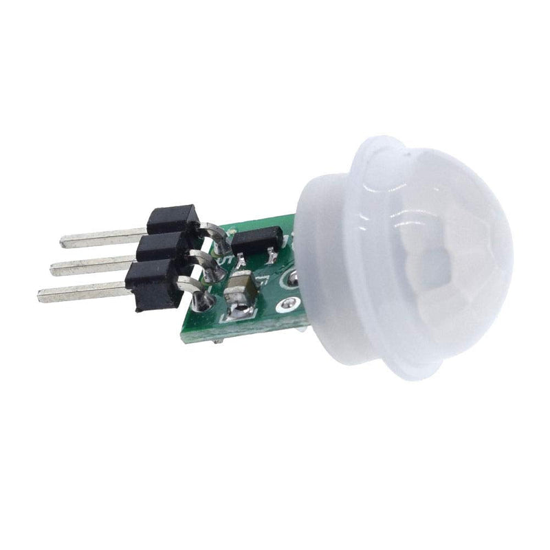 ALAMSCN 6PCS AM312 Mini IR Human Sensor Module HC-SR312 Pyroelectric PIR Infrared Motion Automatic Detector for Arduino + Dupont Wire