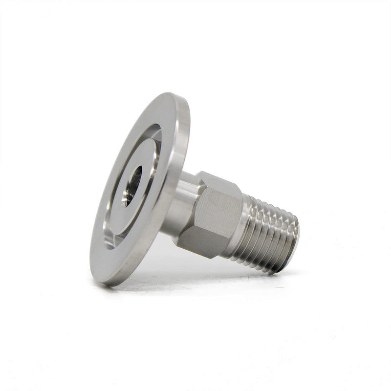 QMINOX SS304 KF25 NPT Male Adaptor thread 1/4" NW25 KF Male coupling ISO-KF25 X NPT 1/4" KF25×1/4"