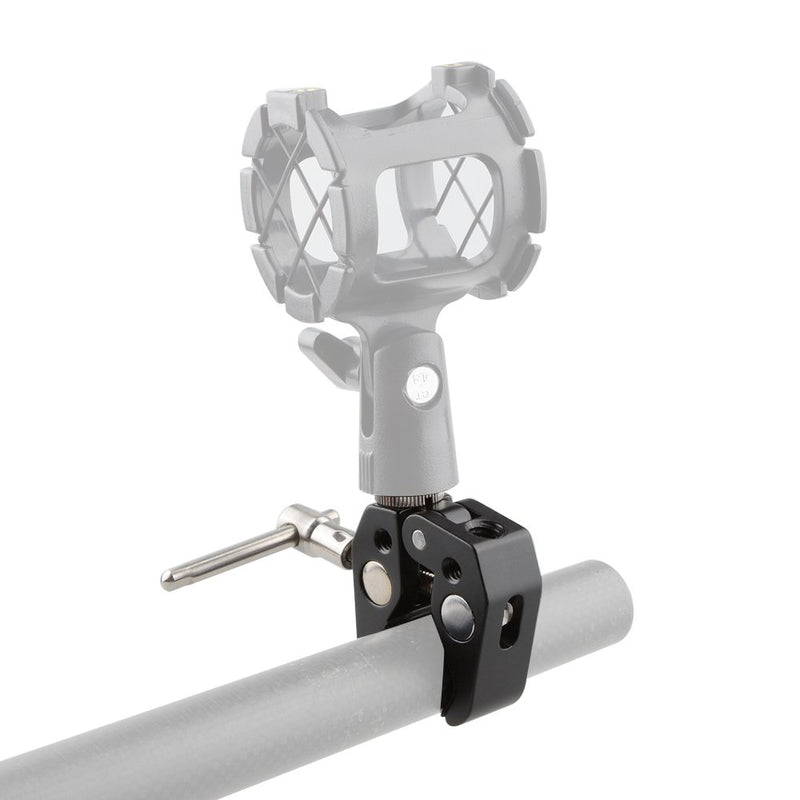 CAMVATE Crab clamp with 5/8"-27 thread for microphones