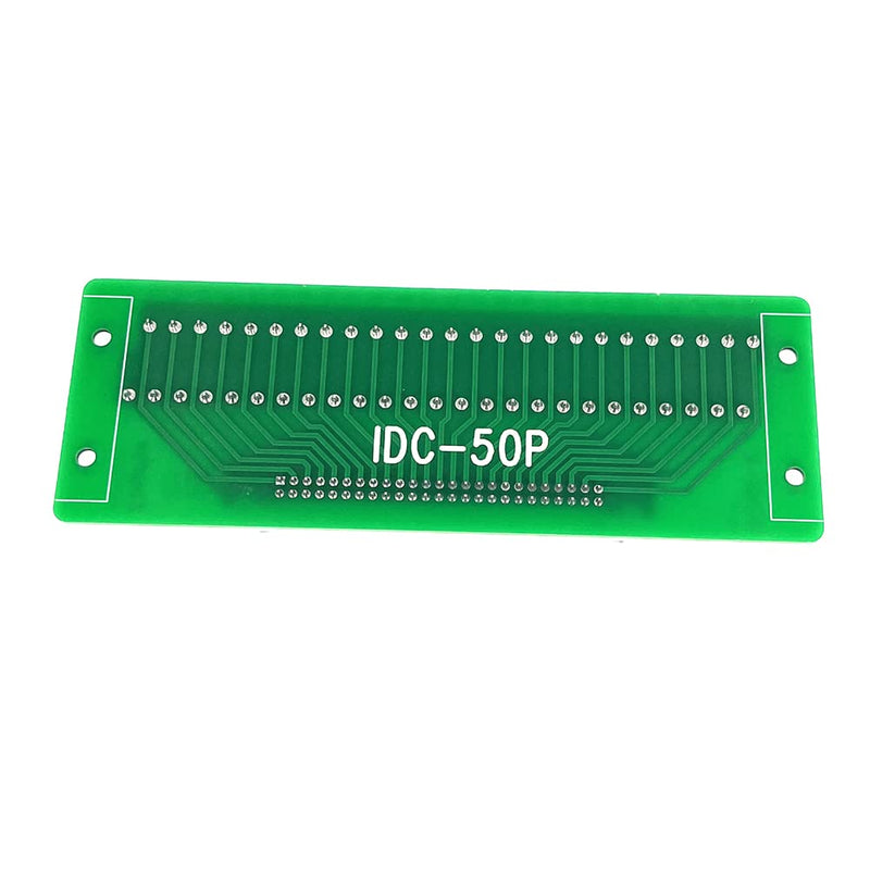 [AUSTRALIA] - Molence IDC50 2x25 Pins 0.1" Male Header Breakout Board, C45 DIN Rail Mounting Terminal Block Connector for PLC MCU 