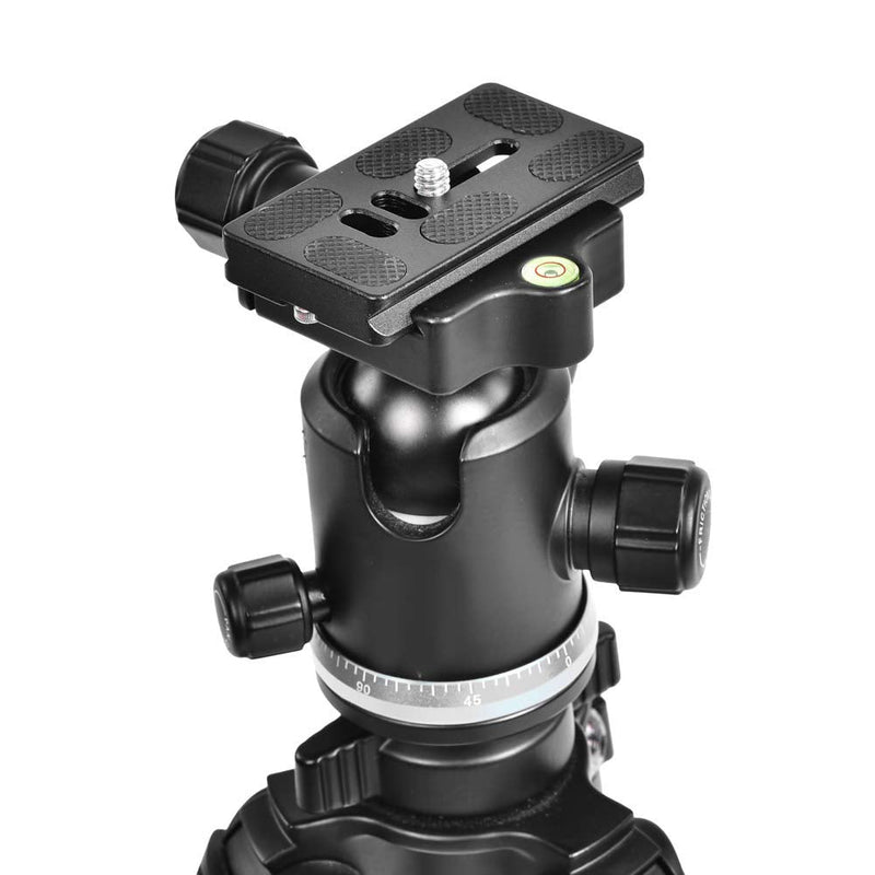 Release Plate, PU70 Alloy Quick Release Plate Mount with 1/4inch Hand Screw and Rubber Pad for Arca Benro Tripod Ball Head SLR Camera 2.75 x 1.5 x 0.39inch