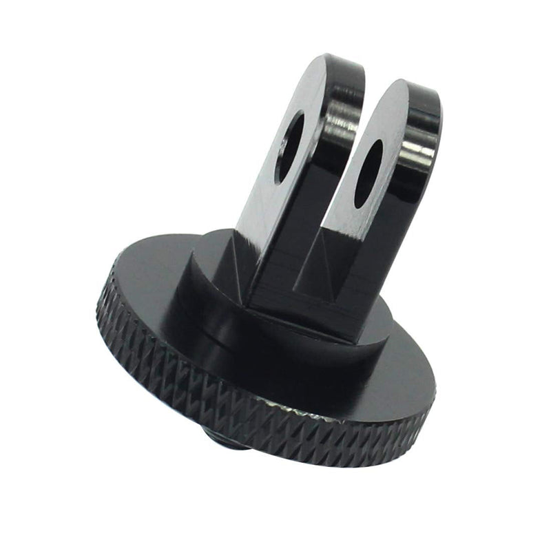 [AUSTRALIA] - FEICHAO Aluminum CNC Quick Release Tripod Mount with 1/4 Adapter Buckle Base Interface Compatible for Hero 8 7 6 5 4 3 and Other Sports Camera (Mount Board + 1/4 Adapter) Mount Board + 1/4 Adapter 