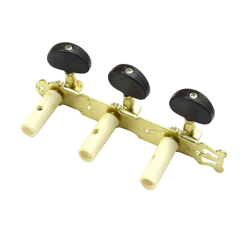 Timiy Classical Guitar Tuners Pegs Keys Machine Heads with Gold Plated Finish(3Left + 3right) 1 pair