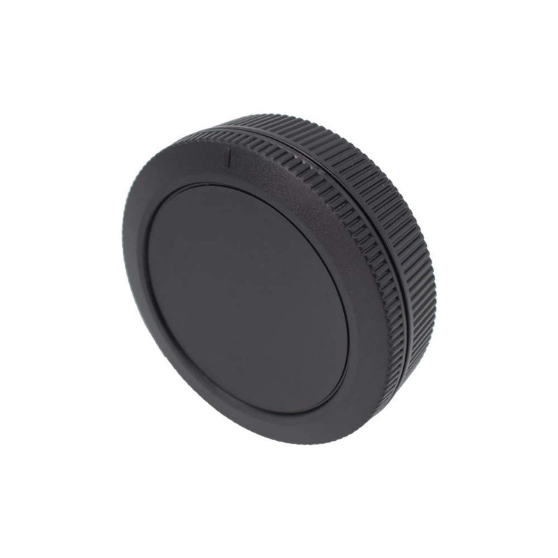EOS R Front Body Cap & Rear Lens Cap Cover for Canon EOS R EOS RP EOS R5 EOS R6 More Canon RF Mount DSLR and Lens Accessories with Hot Shoe Cover