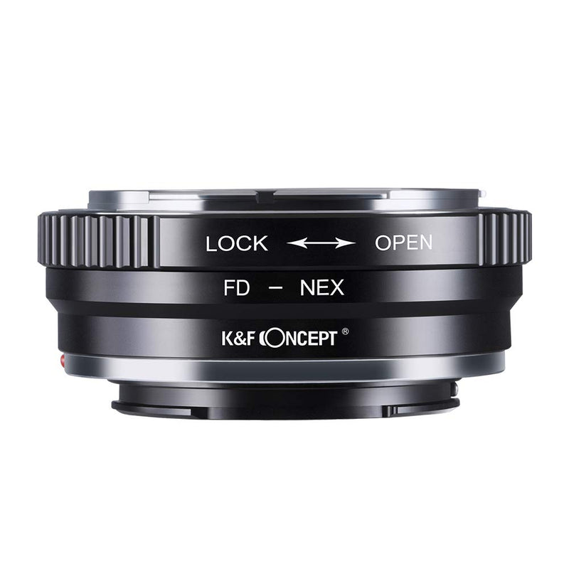 K&F Concept Lens Mount Adapter FD to NEX for Canon FD FL Lens to Sony NEX E-Mount Camera for Sony Alpha NEX-7 NEX-6 NEX-5N NEX-5 NEX-C3 NEX-3