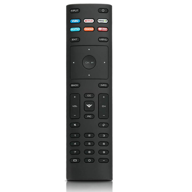 XRT136 Remote Control fit for Vizio Smart TV D39f-F0 E43-F1 D43-F1 D50-F1 E50-F2 D55-F2 M55-F0 D65-F1 E70-F3 M70-F3 P75-F1 E75-F2 with Vudu Netflix Xumo Crackle Iheart Radio Shortcut Button