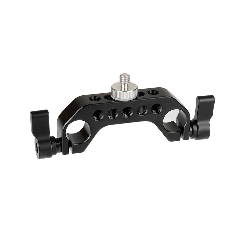 CAMVATE Camera 15mm Rod Bracket with 1/4-20 Thread Mount for 15mm Shoulder Rig