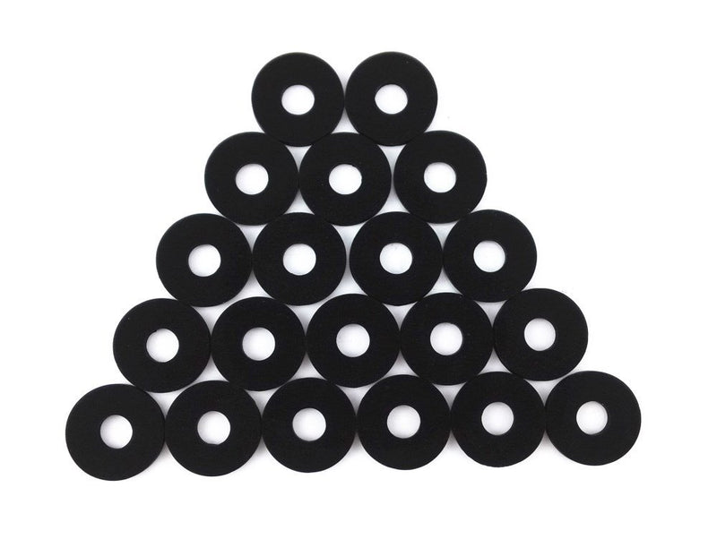 Honbay 20pcs Black Rubber Protector Premium Strap Locks