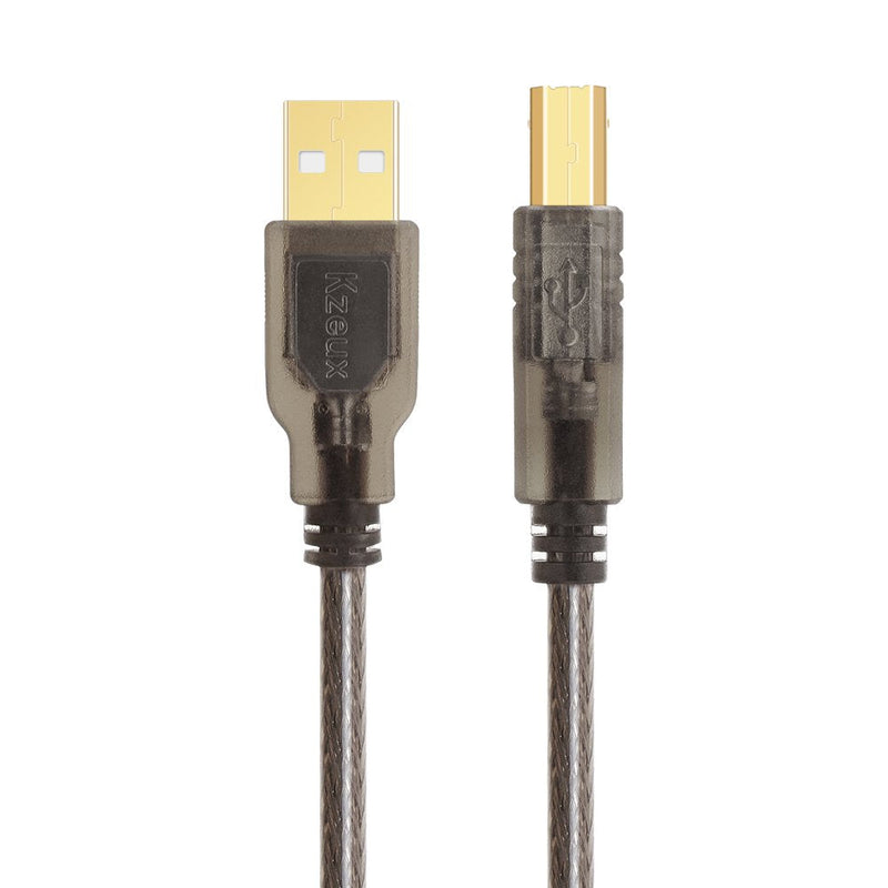 Printer Cable USB Printer Scanner Cable 10ft High Speed USB 2.0 A Male to B Male Cord for HP, Canon, Epson, Dell, Samsung etc 10 FT