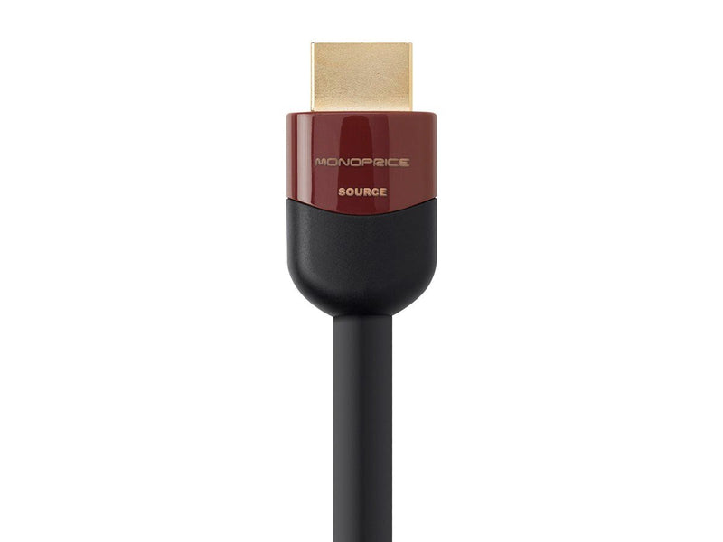 Monoprice High Speed HDMI Cable - 40 Feet - Black, Active, 4K @ 60Hz, 18Gbps, 26AWG, YUV 4:2:0, CL2 - Cabernet Ultra Series 40 Foot