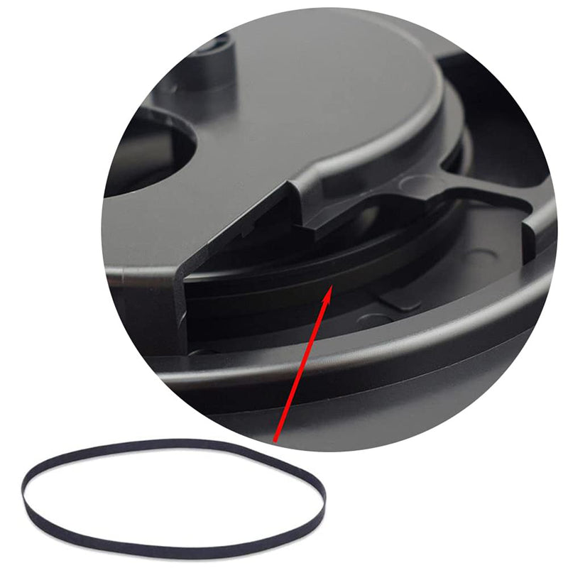 Rubber Record Belt Phonograph Replacement Belt Turntable belt for Gramophone, Radio, Recorder